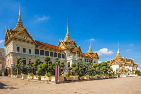 Photo for Chakri Maha Prasat, Grand Palace, located in bangkok city, thailand - Royalty Free Image