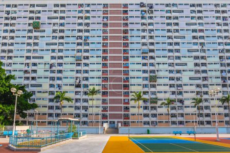 Téléchargez les photos : Choi Hung Estate, Rainbow Estate, situé à Kowloon, Hong kong, Chine - en image libre de droit