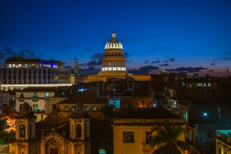 Foto de Horizonte de La Habana, o Habana, la capital y ciudad más grande de Cuba - Imagen libre de derechos