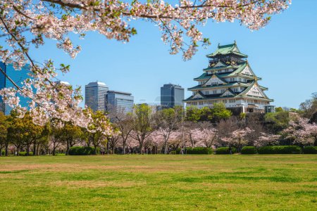 Nishinomaru-Garten der Osaka-Burg in der Stadt Osaka in Japan