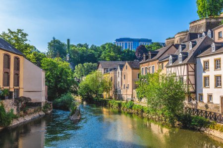 Luxembourg old city, Ville Haute district, is the UNESCO World Heritage site in Luxembourg