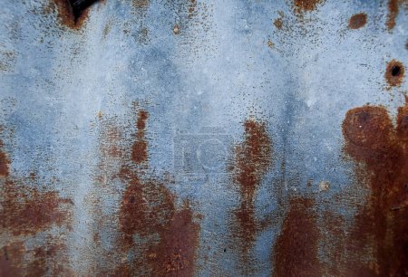 Téléchargez les photos : Background and texture of old metal wall. - en image libre de droit
