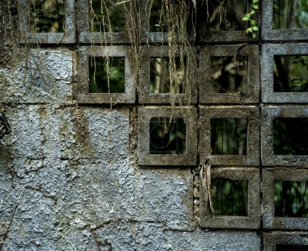 Foto de Background and texture of ancient stone wall. - Imagen libre de derechos