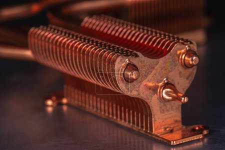 Passive copper CPU computer heat sink