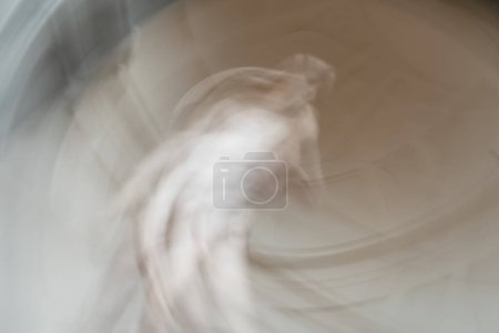 Photo for Fear and dreams, blurred silhouette of a man - Royalty Free Image