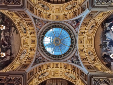 Photo for National museum prague ceiling as nice background - Royalty Free Image