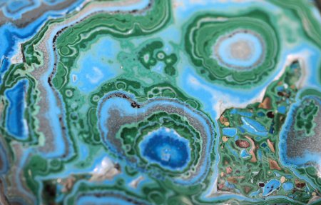 Téléchargez les photos : Texture minérale de malachite comme très beau fond naturel - en image libre de droit