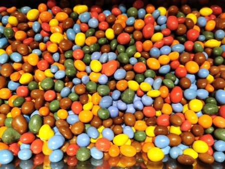 Süßigkeiten Farbe Textur als schöne Lebensmittel Hintergrund