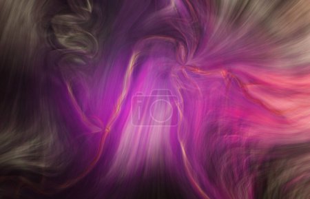 Téléchargez les photos : Effet abstrait de texture floue rose. Veines floues fond de ruisseau d'eau avec un style de fumée. Illustration de mouvement lisse pour votre conception graphique, bannière, fond, papier peint ou affiche. rendu 3D - en image libre de droit