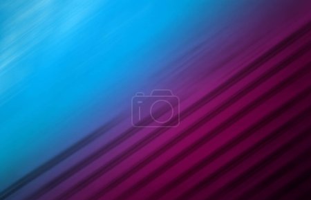 Foto de Abstract blurred blue and pink line effect texture. Turquoise blur water backdrop. Motion effect illustration for your graphic design, banner, background, wallpaper or poster. 3D rendering - Imagen libre de derechos