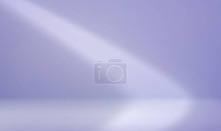 Illustration for 3d background for product presentation with beam of light and Shadow. Suitable for Product Presentation Backdrop, Display, and Mock up. 3d rendering. Vector illustration - Royalty Free Image