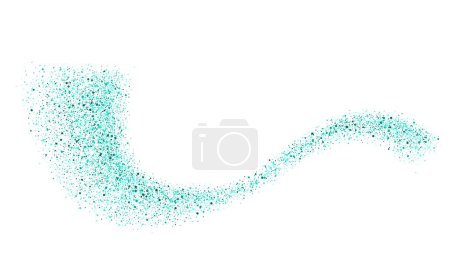 Ilustración de Abstract shiny green glitter design element for design invitation, wedding, Christmas card - Imagen libre de derechos