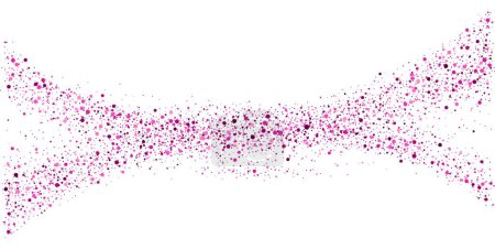 Ilustración de Confeti purpurina sobre fondo blanco. purpúreo Chispas Resumen Fondo. Ilustración vectorial - Imagen libre de derechos