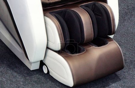  Close-up view of automatic full body massage chair                              