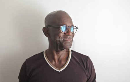 Photo for Portrait of a adult black man - Royalty Free Image