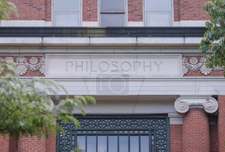 Un bâtiment de département de philosophie à une université de Ivy League aux Etats-Unis