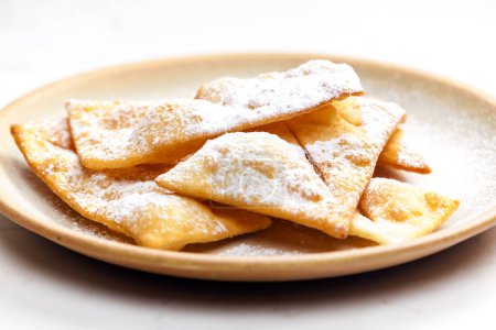 Photo for Fried puff pastry with suga - Royalty Free Image