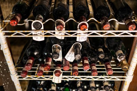 Photo for Wine archive in the cellar of Eger, Hungary - Royalty Free Image