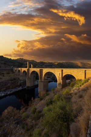 Photo for Puente de Alcantara in Extremadura, Spain - Royalty Free Image