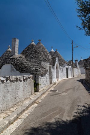 Photo for Trulli houses in Alberobello, UNESCO site, Apulia region, Italy - Royalty Free Image
