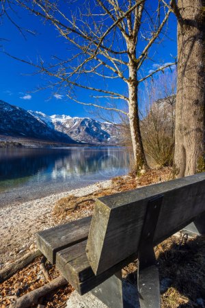 Téléchargez les photos : Lac Bohinjsko, Parc national du Triglav, Slovénie - en image libre de droit