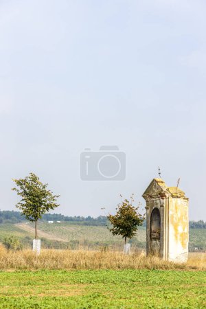 Photo for Ruined calvary chapel near Konice, Znojmo Region, Czech Republic - Royalty Free Image