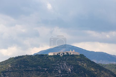 Téléchargez les photos : Abbaye de Monte Cassino dans la région du Latium, Italie - en image libre de droit