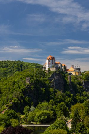 Photo for Vranov nad Dyji castle, Znojmo region, Southern Moravia, Czech Republic - Royalty Free Image