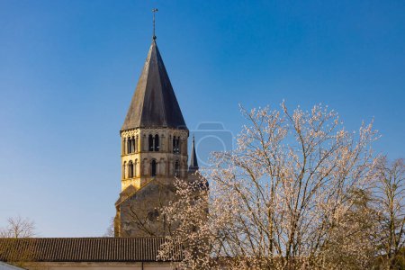 Foto de Abadía benedictina Cluny, departamento de Saone et Loire, región de Bourgogne, Francia - Imagen libre de derechos
