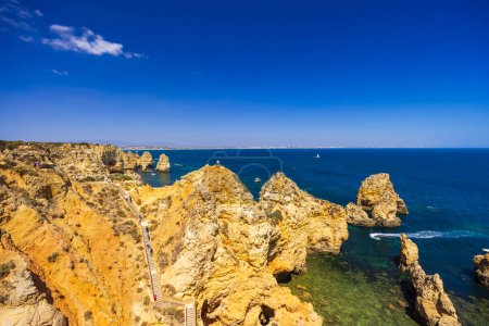 Téléchargez les photos : Côte de l'Algarve près de Lagos, Portugal - en image libre de droit