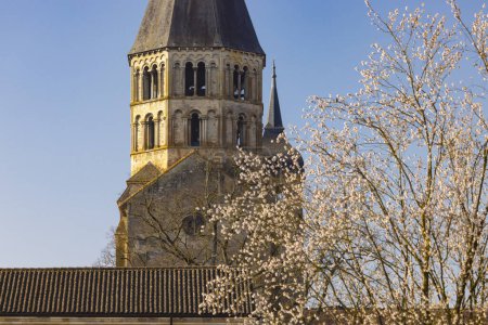 Téléchargez les photos : Abbaye bénédictine Cluny, département de Saone et Loire, région Bourgogne, France - en image libre de droit