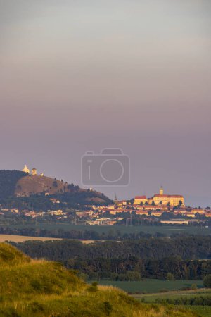 Téléchargez les photos : Château Mikulov et vignoble, Moravie du Sud, République tchèque - en image libre de droit
