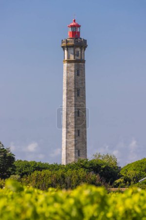 Téléchargez les photos : Lighthouse of Baleines on Re Island, Charente-Maritime, France - en image libre de droit