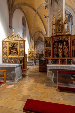 Foto de St. Egidius Basilica in Bardejov, UNESCO site, Slovakia - Imagen libre de derechos