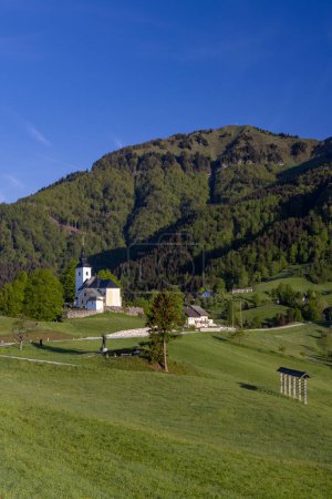 Foto de Iglesia de San Nikolaja en Sorica, Eslovenia - Imagen libre de derechos