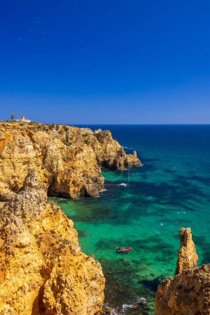 Foto de Costa del Algarve cerca de Lagos, Portugal - Imagen libre de derechos