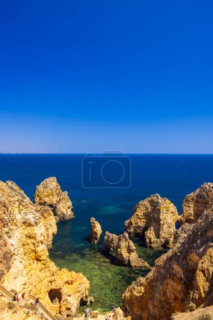 Foto de Costa del Algarve cerca de Lagos, Portugal - Imagen libre de derechos
