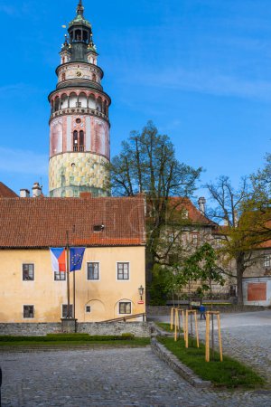Téléchargez les photos : Cesky Krumlov catle, site UNESCO, Bohême du Sud, République tchèque - en image libre de droit