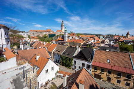 Photo for View of the town and castle of Czech Krumlov, Southern Bohemia, Czech Republic - Royalty Free Image