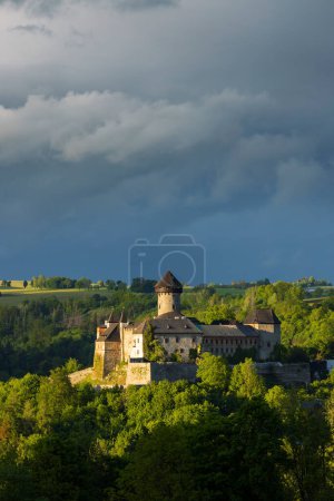 Schloss Sovinec in Nizky Jesenik, Nordmähren, Tschechische Republik