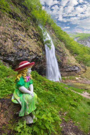 Photo for Goriuda waterfall (Fontanon di Goriuda), Valle Raccolana, Friuli Venezia Giulia, Italy - Royalty Free Image