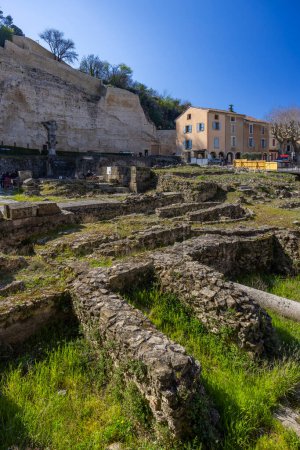 Foto de Roman Amphitheatre, Orange, UNESCO world heritage, Provence, France - Imagen libre de derechos