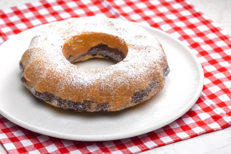 Photo for Round cake called babovka in Czech - Royalty Free Image