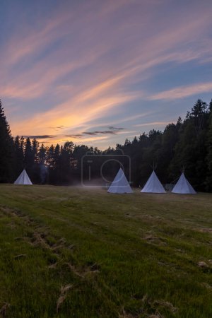 Téléchargez les photos : Camp scout, Bohême occidentale, République tchèque - en image libre de droit