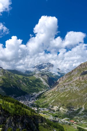Photo for Landscape with Val d'isere, Savoy, France - Royalty Free Image