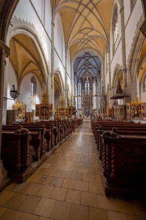 Téléchargez les photos : St. Egidius Basilica in Bardejov, UNESCO site, Slovakia - en image libre de droit
