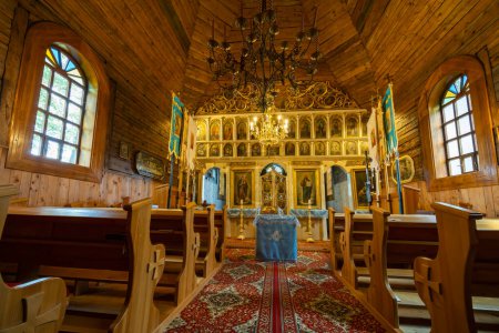 Foto de Church of St. Kozmu a Damiana, UNESCO site, Vysny Komarnik, Slovakia - Imagen libre de derechos