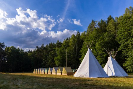 Téléchargez les photos : Camp scout, Bohême occidentale, République tchèque - en image libre de droit