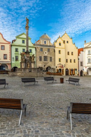 Téléchargez les photos : Vieille ville de Cesky Krumlov, site UNESCO, Bohême du Sud, République tchèque - en image libre de droit