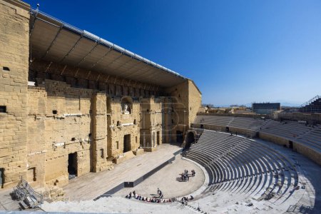 Foto de Roman Amphitheatre, Orange, UNESCO world heritage, Provence, France - Imagen libre de derechos